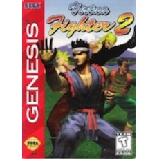 Sega Genesis Box Art Virtua Fighter 2