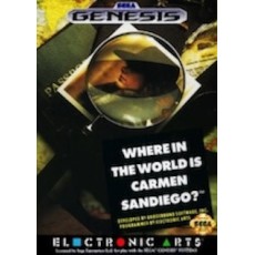 Sega Genesis Box Art Where in the World is Carmen Sandiego
