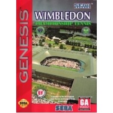Sega Genesis Box Art Wimbledon Championship Tennis