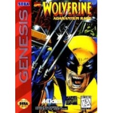 Sega Genesis Box Art Wolverine Adamantium Rage