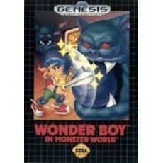 Sega Genesis Box Art Wonder Boy in Monster World