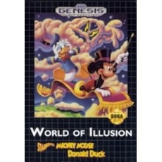 Sega Genesis Box Art World of Illusion