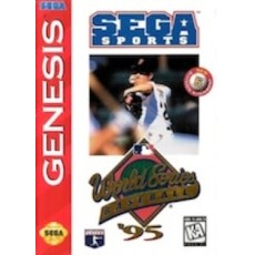 Sega Genesis Box Art World Series Baseball 95