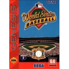 Sega Genesis Box Art World Series Baseball