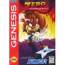 Sega Genesis Box Art Zero the Kamikaze Squirrel