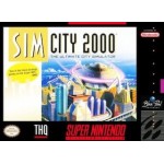 SimCity 2000 SNES box art – retro game for Super Nintendo