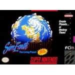 Sim Earth the Living Planet SNES box art – retro game for Super Nintendo