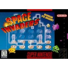 Space Invaders The Original Game SNES box art – retro game for Super Nintendo