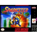 Sparkster SNES box art – retro game for Super Nintendo