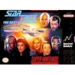 Star Trek the Next Generation Future's Past SNES box art – retro game for Super Nintendo