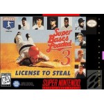 Super Bases Loaded 3 License to Steal SNES box art – retro game for Super Nintendo