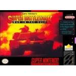 Super Battletank War in the Gulf SNES box art – retro game for Super Nintendo
