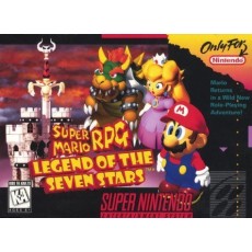 Super Mario RPG The Legend of the Seven Stars SNES box art – RPG for Super Nintendo