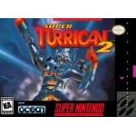 Super Turrican 2 SNES box art – retro game for Super Nintendo
