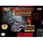 Super Turrican SNES box art – retro game for Super Nintendo