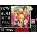 Tecmo Secret of the Stars SNES box art – retro game for Super Nintendo