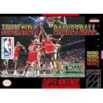 Tecmo Super NBA Basketball SNES box art – sports game for Super Nintendo
