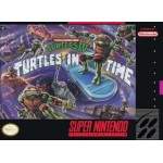 Teenage Mutant Ninja Turtles IV Turtles in Time SNES box art – retro game for Super Nintendo