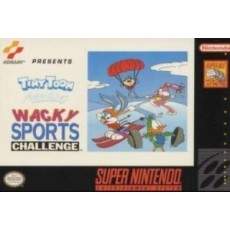 Tiny Toon Adventures Wacky Sports Challenge SNES box art – retro game for Super Nintendo