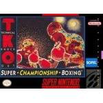 TKO Super Championship Boxing SNES box art – retro game for Super Nintendo