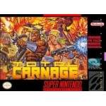 Total Carnage SNES box art – retro game for Super Nintendo