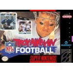 Troy Aikman NFL Football SNES box art – retro game for Super Nintendo