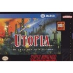 Utopia The Creation of a Nation SNES box art – retro game for Super Nintendo