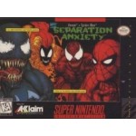 Separation Anxiety - Venom/Spider-Man SNES box art – licensed action game for Super Nintendo