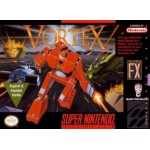 Vortex SNES box art – retro game for Super Nintendo