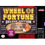 Wheel of Fortune Deluxe Edition SNES box art – retro game for Super Nintendo