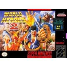 World Heroes 2 SNES box art – retro game for Super Nintendo