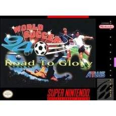 World Soccer 94 Road to Glory SNES box art – sports game for Super Nintendo