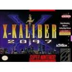X-Kaliber 2097 SNES box art – retro game for Super Nintendo