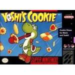 Yoshi's Cookie SNES box art – retro game for Super Nintendo