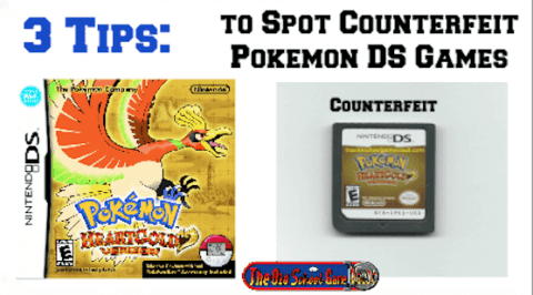 How to Spot Fake Pokémon Nintendo DS Games!
