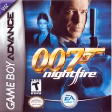007 Nightfire art work – action game for Nintendo Game Boy Advance