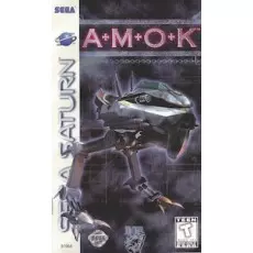 Amok Sega Saturn box art – retro game for Sega Saturn