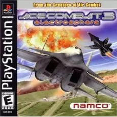 Ace Combat 3 Electrosphere art work – video game for PS1
