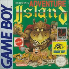 Adventure Island Game Boy box art – classic retro game for GameBoy