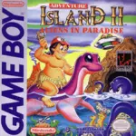 Adventure Island II Game Boy box art – classic retro game for GameBoy