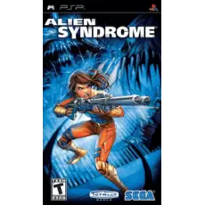 Alien Syndrome art work – video game for PlayStation Portable