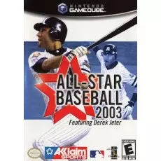 All-Star Baseball 2003 GameCube box art – action game for Nintendo GameCube
