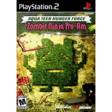 Aqua Teen Hunger Force Zombie Ninja Pro-Am art work – video game for PlayStation 2