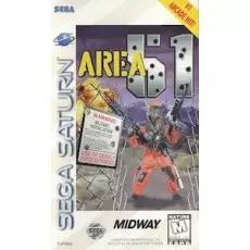 Area 51 Sega Saturn box art – retro game for Sega Saturn