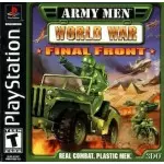 Army Men World War Final Front art work – video game for PS1