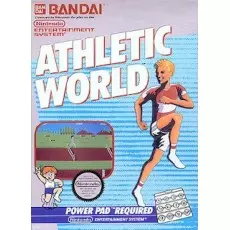 Athletic World NES box art – classic 8-bit game for Nintendo NES