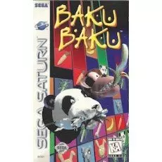 Baku Baku Sega Saturn box art – retro game for Sega Saturn