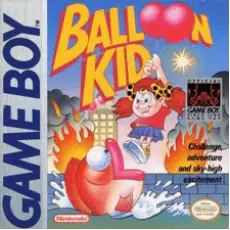 Balloon Kid Game Boy box art – classic retro game for GameBoy