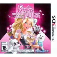 Barbie Groom and Glam Pups art work – action game for Nintendo 3DS