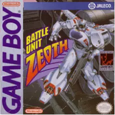 Battle Unit Zeoth Game Boy box art – classic retro game for GameBoy